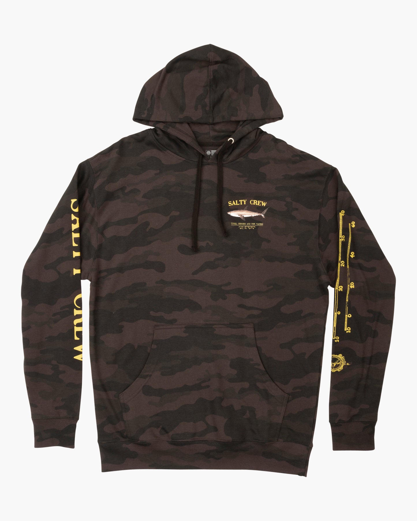 Bruce Boys Hood Fleece - BLACK CAMO