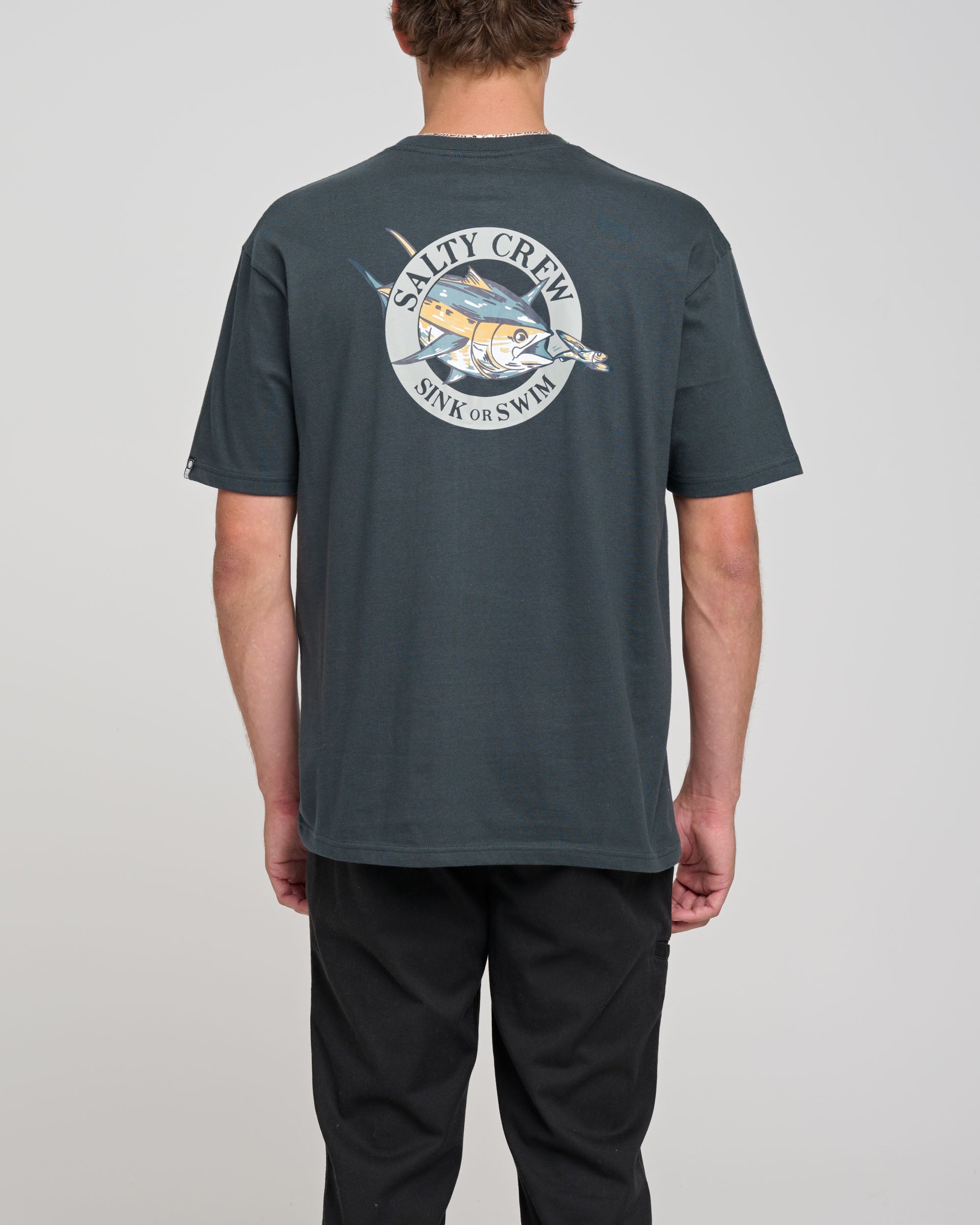 Chaser Premium SS Tee - Coal | Salty Crew AU