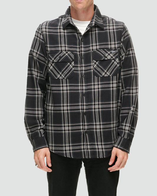 EVENTIDE L/S FLANNEL - Black