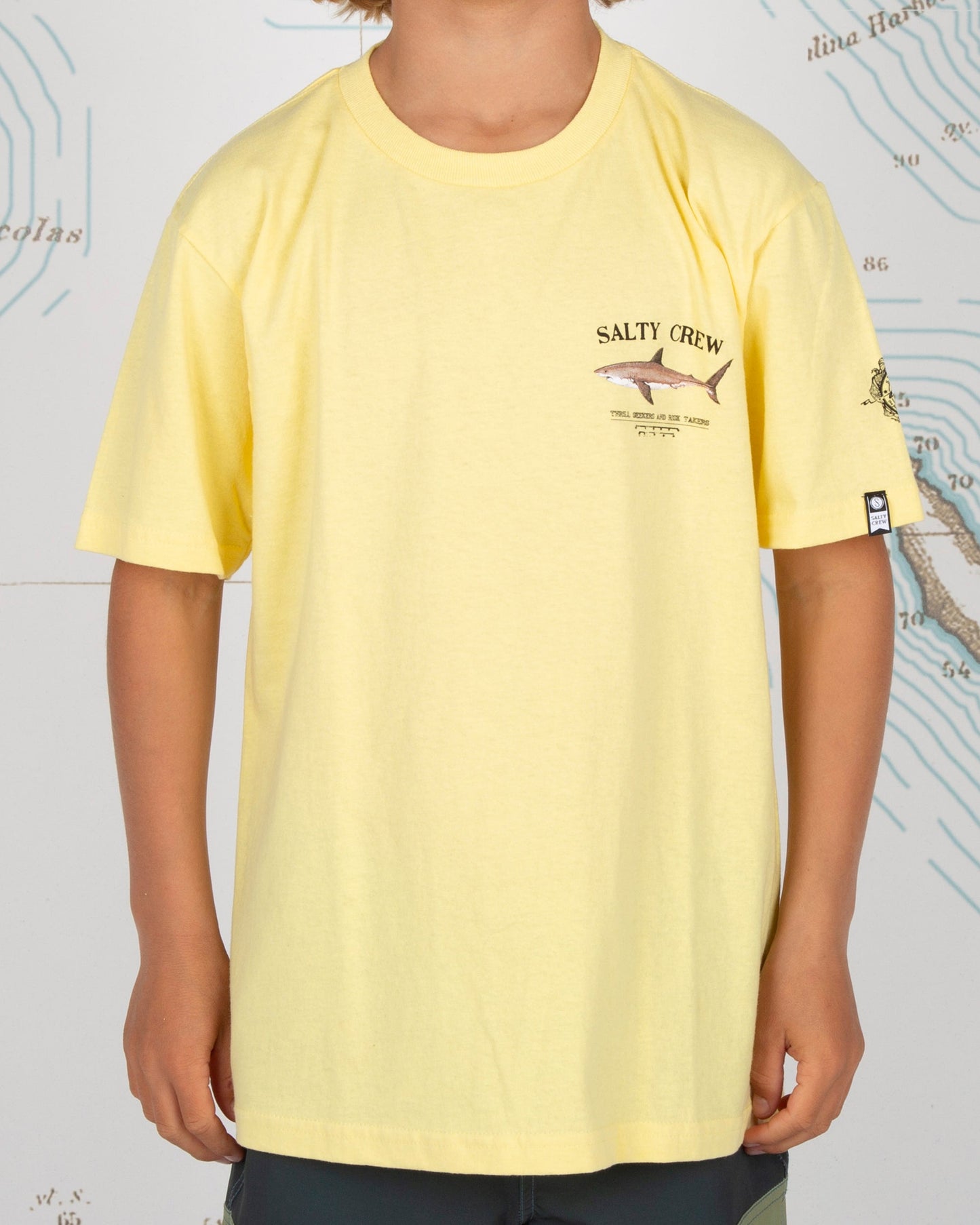 Bruce Boys S/S Tee - Banana