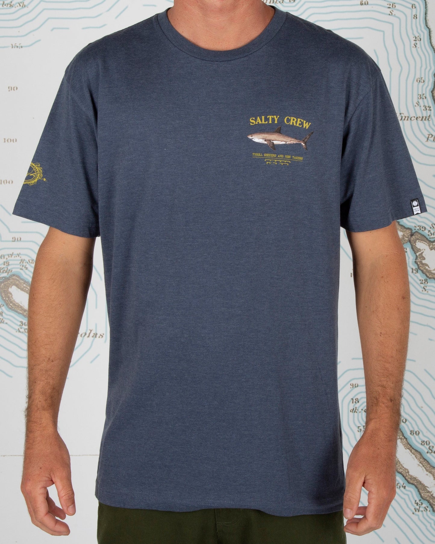 Bruce Premium S/S Tee - Harbor Heather