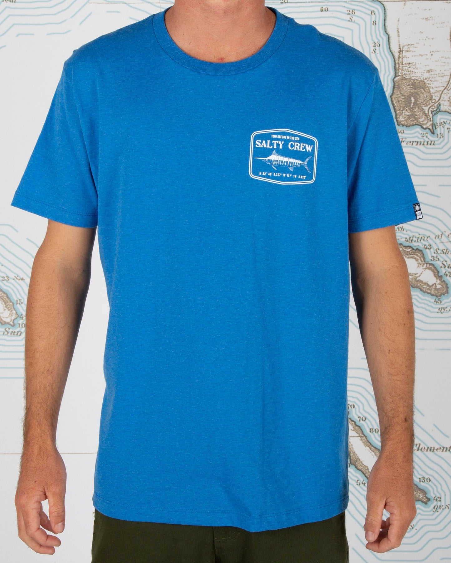 Stealth S/S Tee - Blue Heather