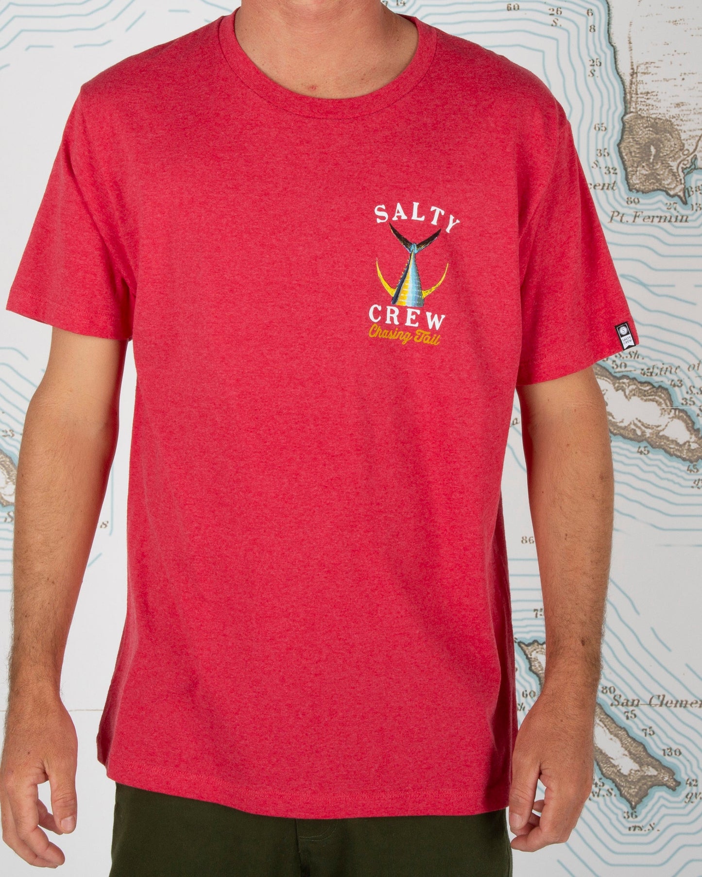 Tailed S/S Tee - RedHeather