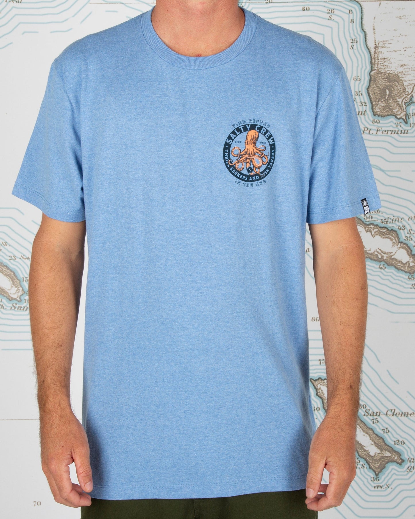 Deep Reach S/S Tee - Light Blue