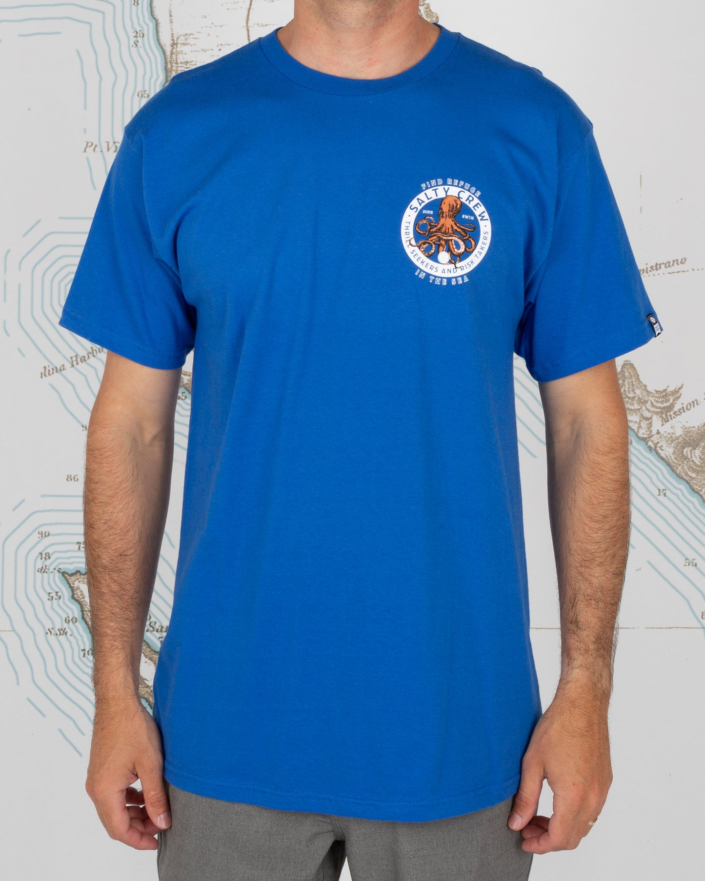 Deep Reach S/S Tee - Royal