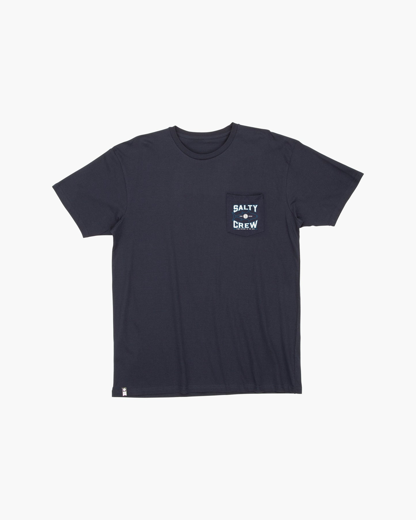 TIGHT LINES POCKET S/S TEE - Navy