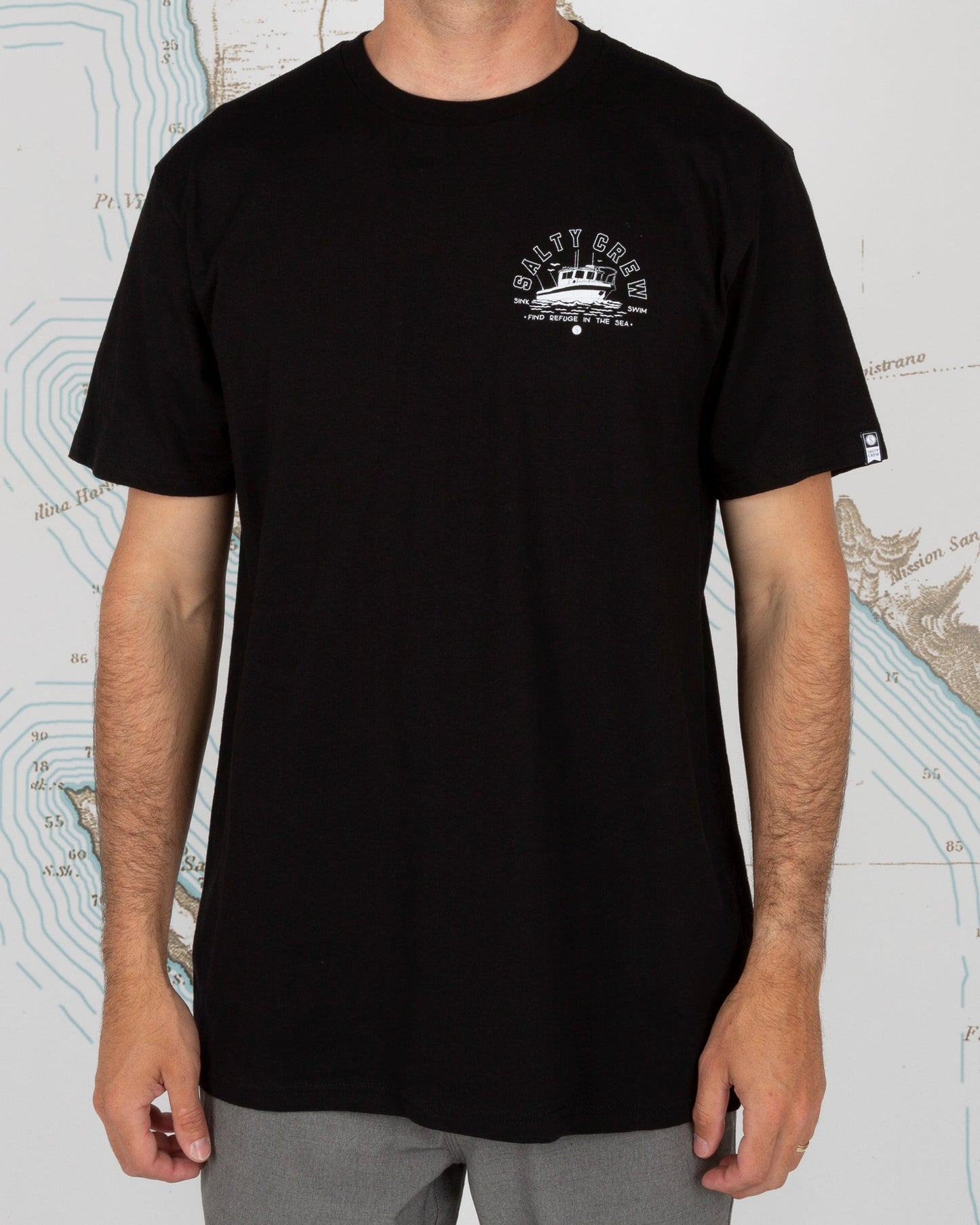 OUTBOARD STANDARD S/S TEE - Black