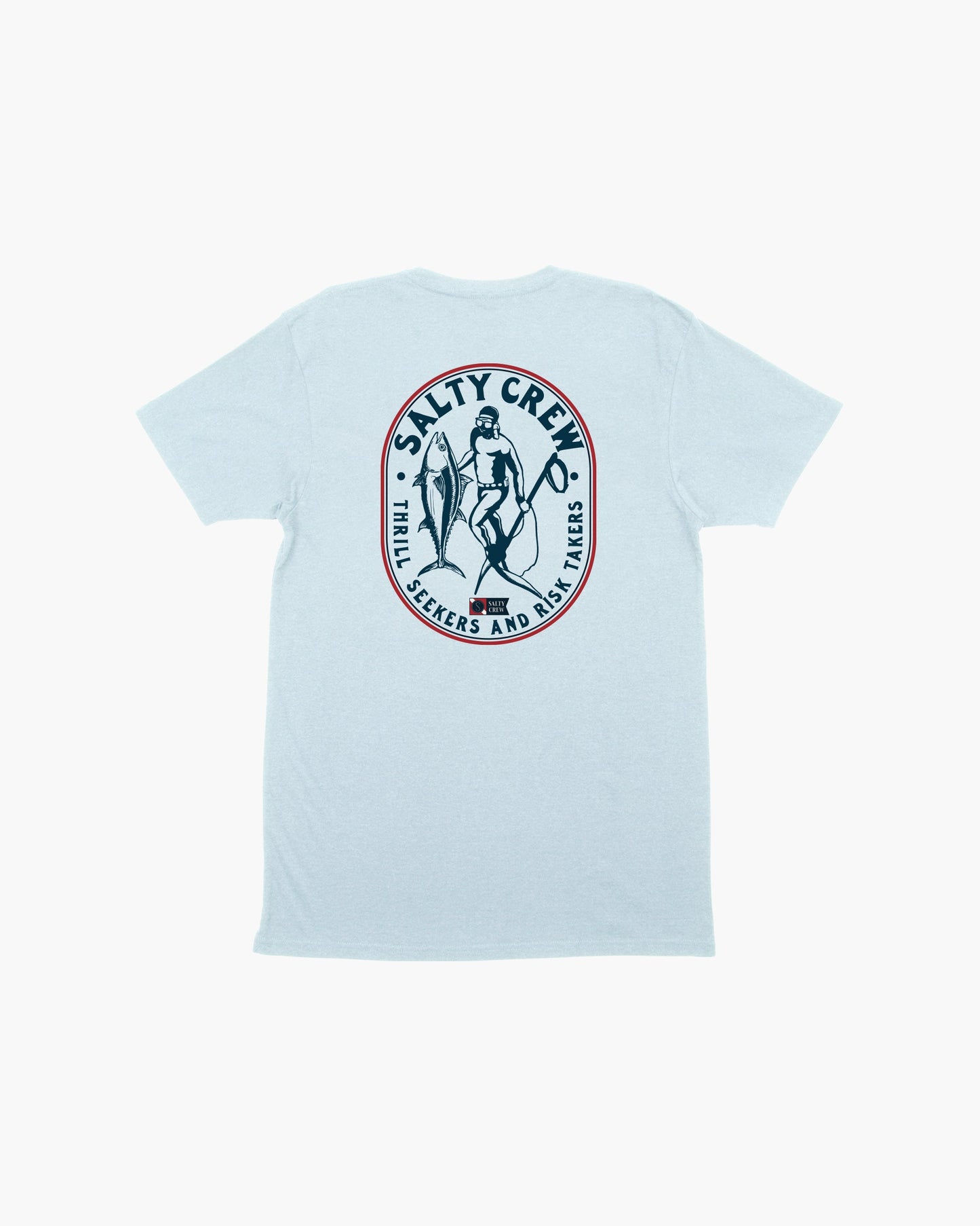 SURFACE PREMIUM S/S TEE - Light Blue