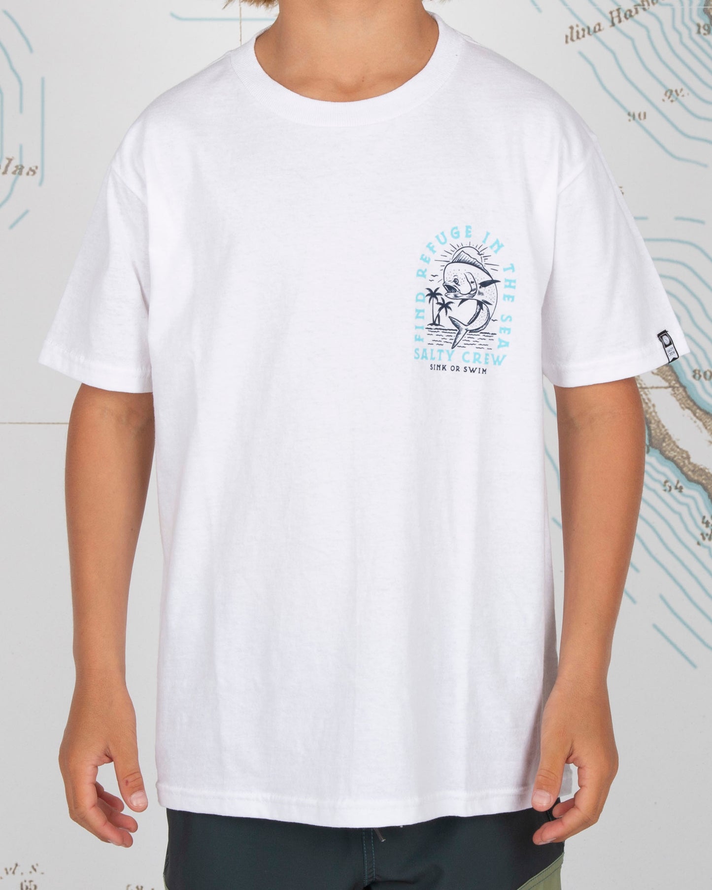 DANCIN DODO BOYS S/S TEE - White