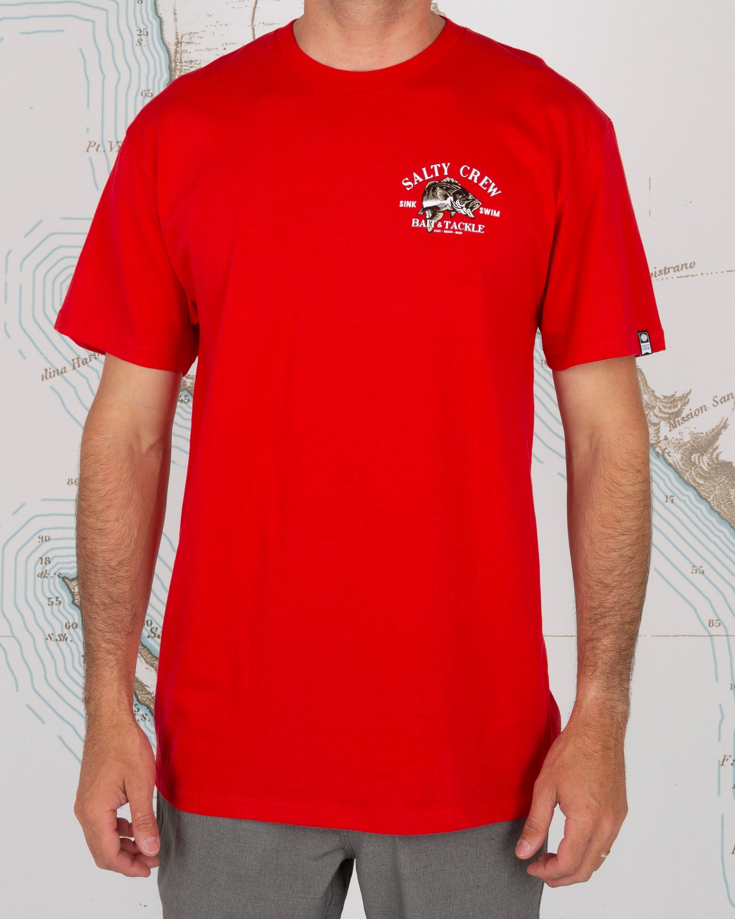 BASS MAN STANDARD S/S TEE - Red