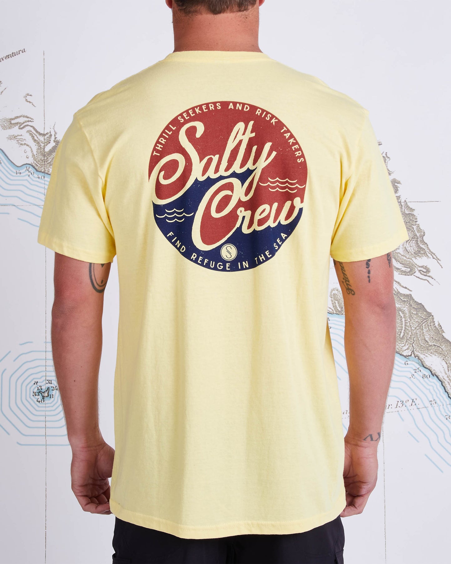 CLUB SALTY STANDARD S/S TEE - Banana