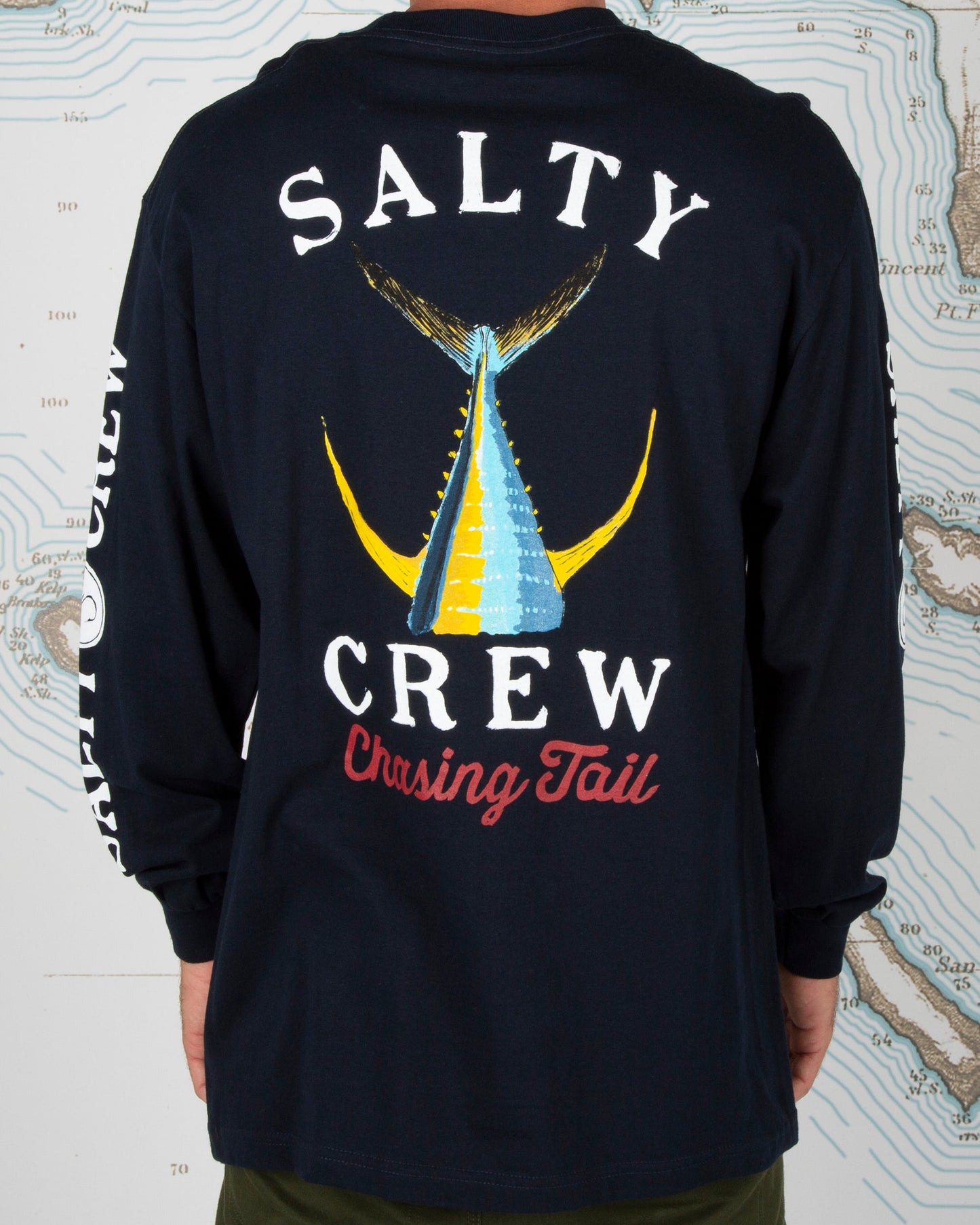 Tailed L/S Tee - Navy