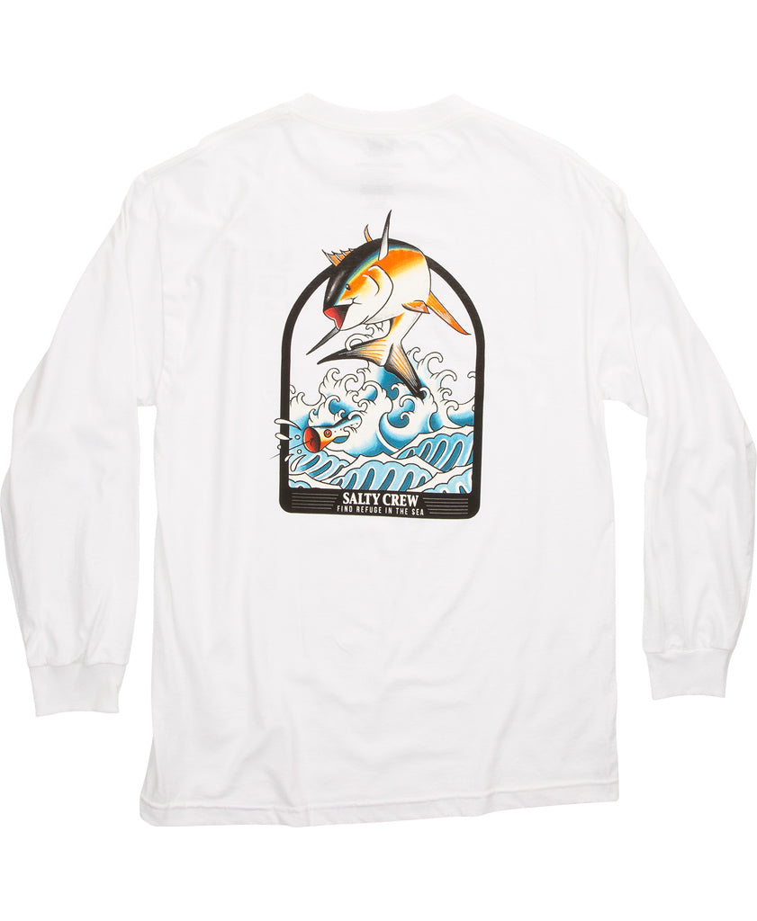 Poppin Off L/S Tee Long Sleeve Tees - Salty Crew Australia