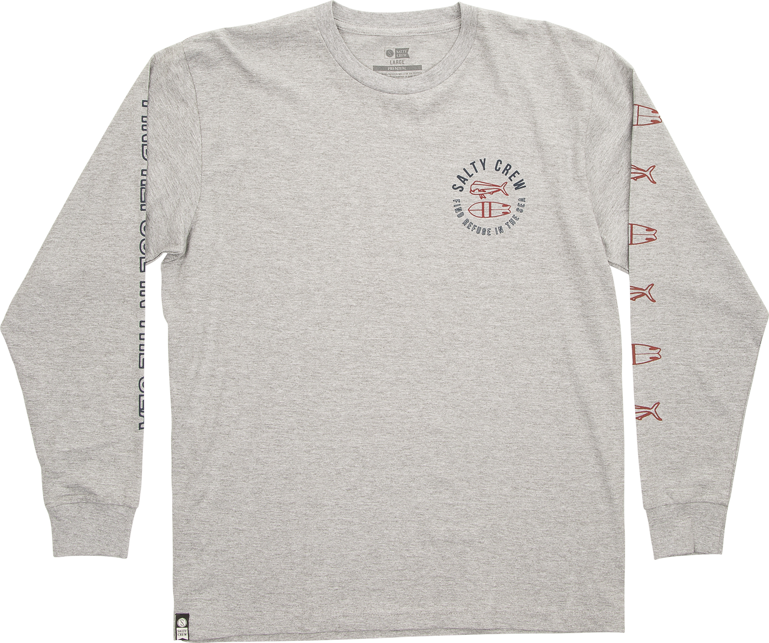 Pescador L/S Tee Long Sleeve Tees - Salty Crew Australia