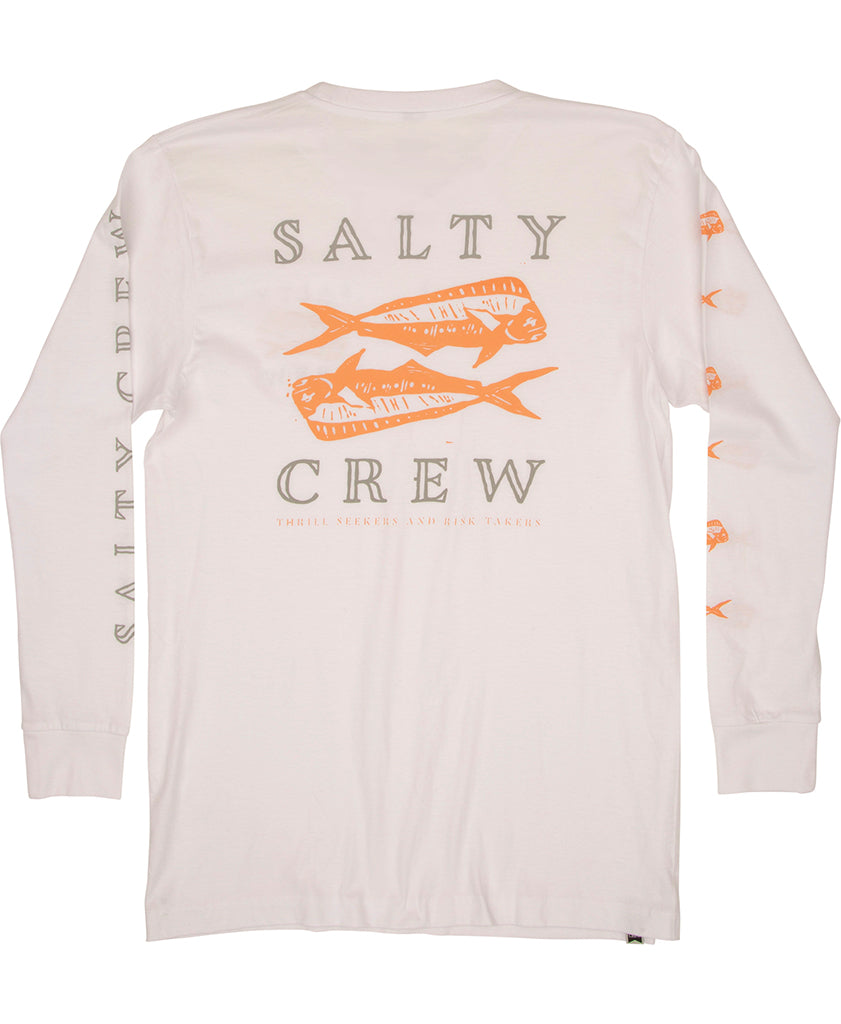 Double Up Premium L/S Tee Long Sleeve Tees - Salty Crew Australia