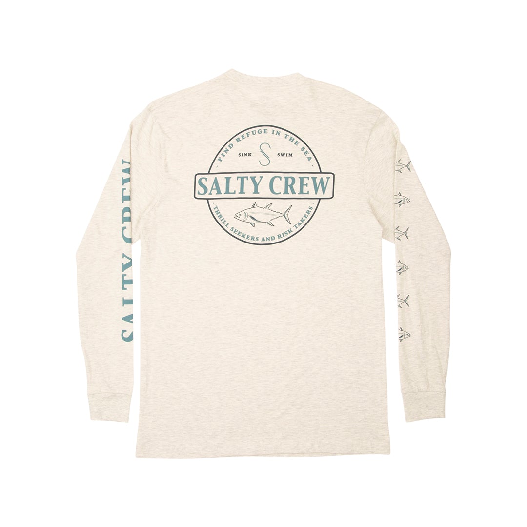 DEEP SEA PREMIUM L/S TEE - OATMEAL