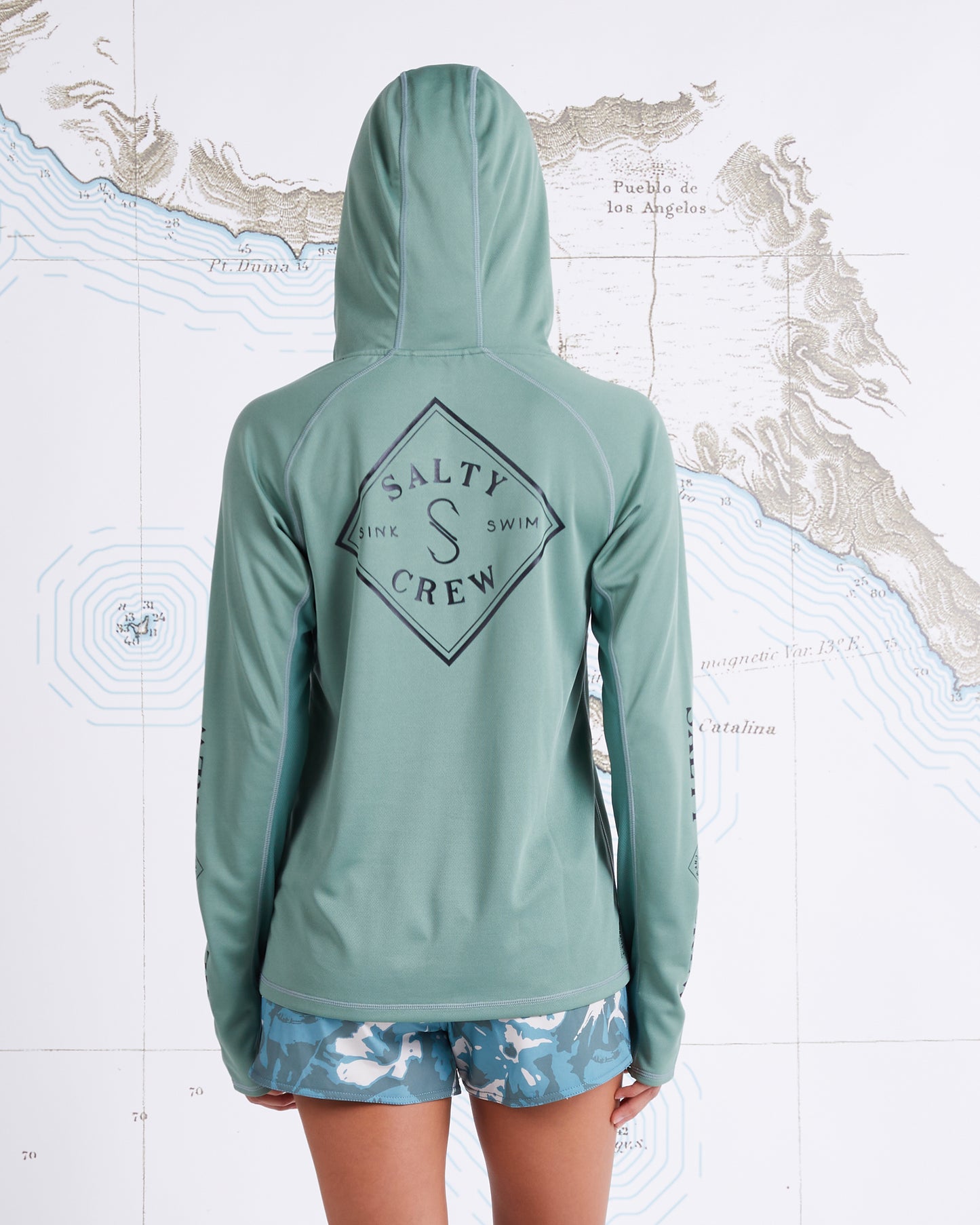 TIPPET PINNACLE HOODY - Fern