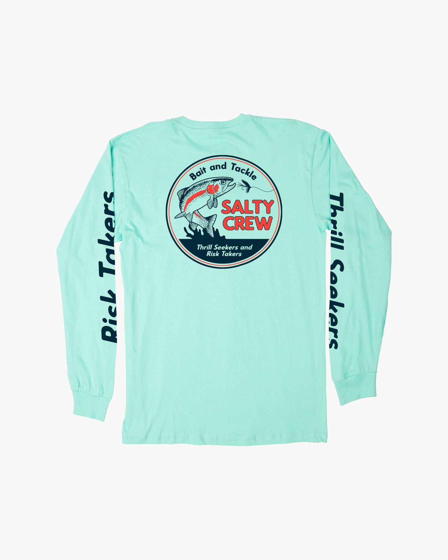 FLY GUY PREMIUM L/S TEE - Sea Foam