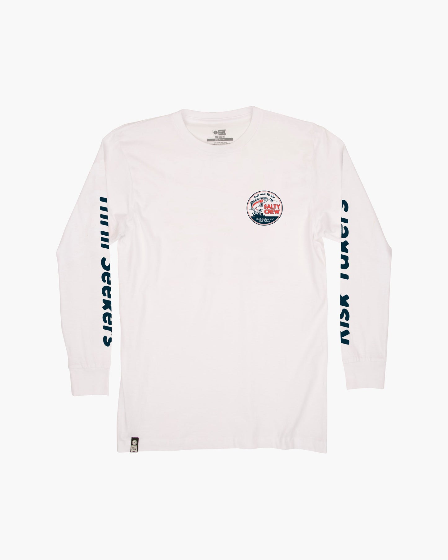 FLY GUY PREMIUM L/S TEE - White