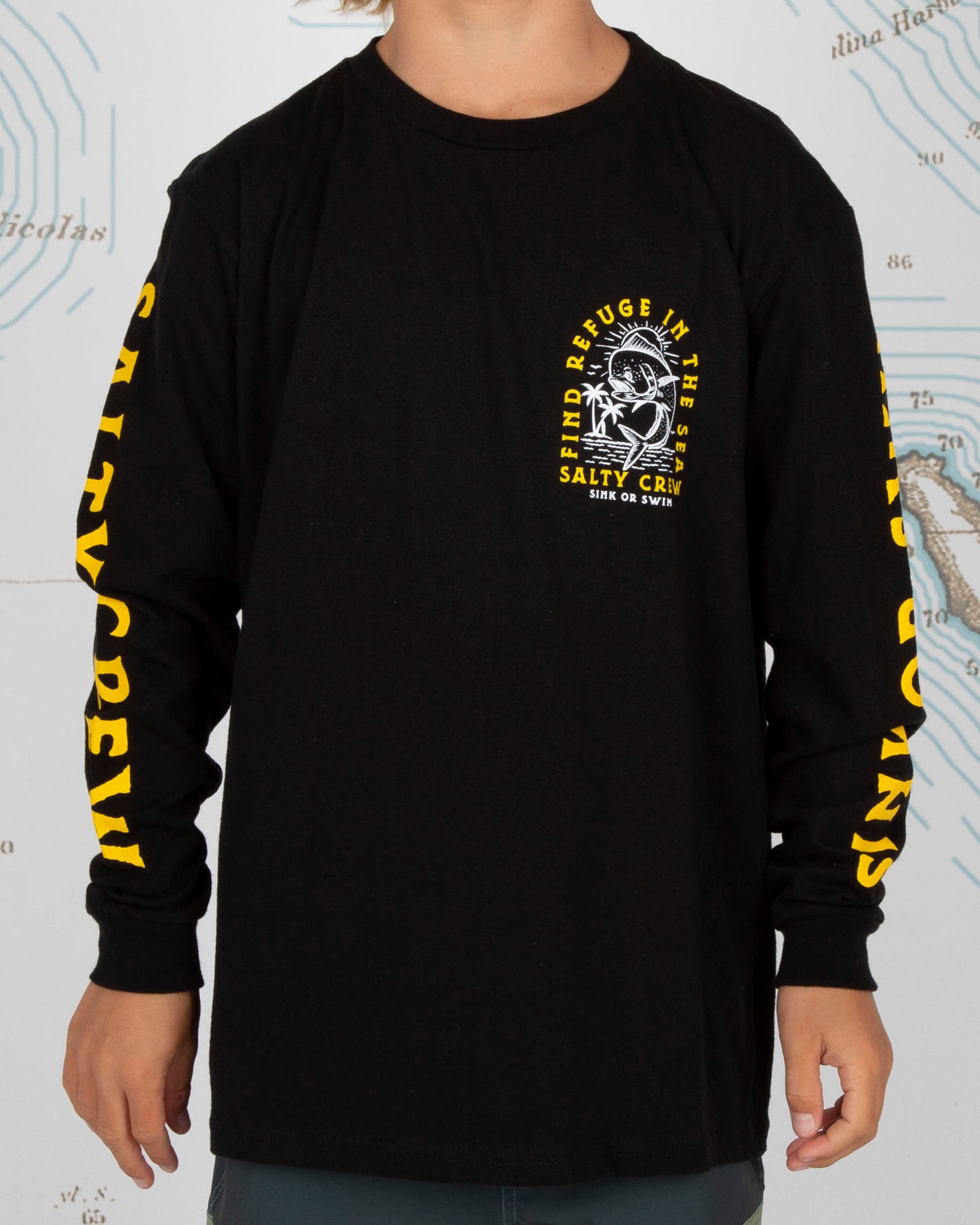 DANCIN DODO BOYS L/S TEE - Black