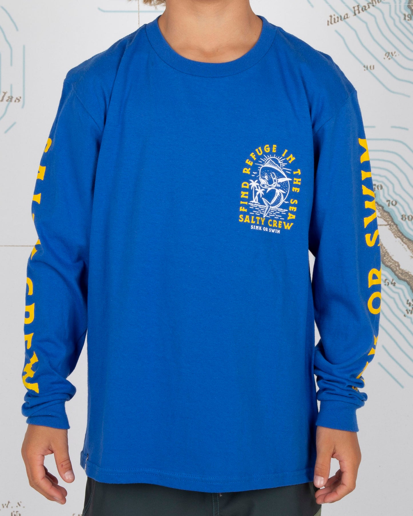 DANCIN DODO BOYS L/S TEE - Royal