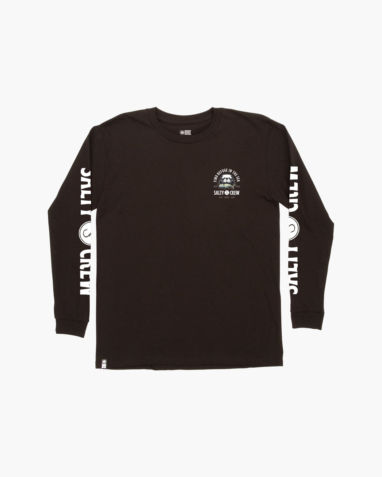 MOUTHFUL BOYS L/S TEE - Black