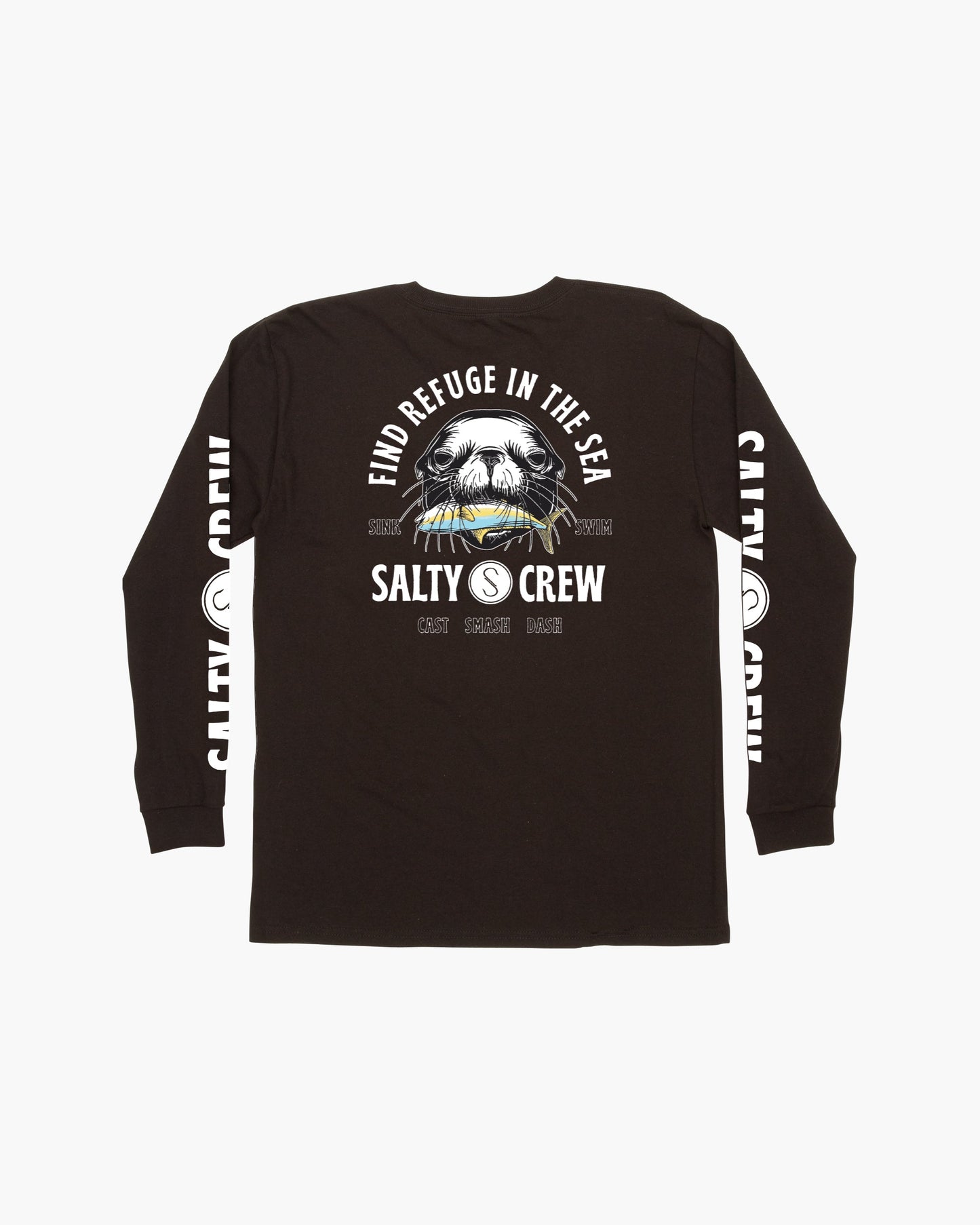 MOUTHFUL BOYS L/S TEE - Black