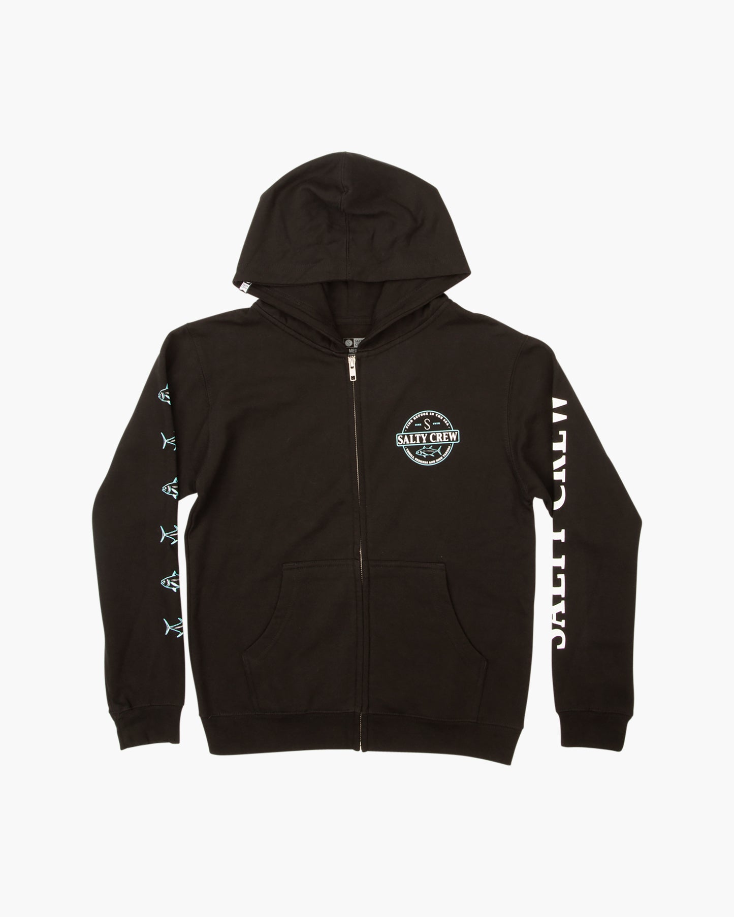 Deep Sea Boys Zip Fleece - BLACK