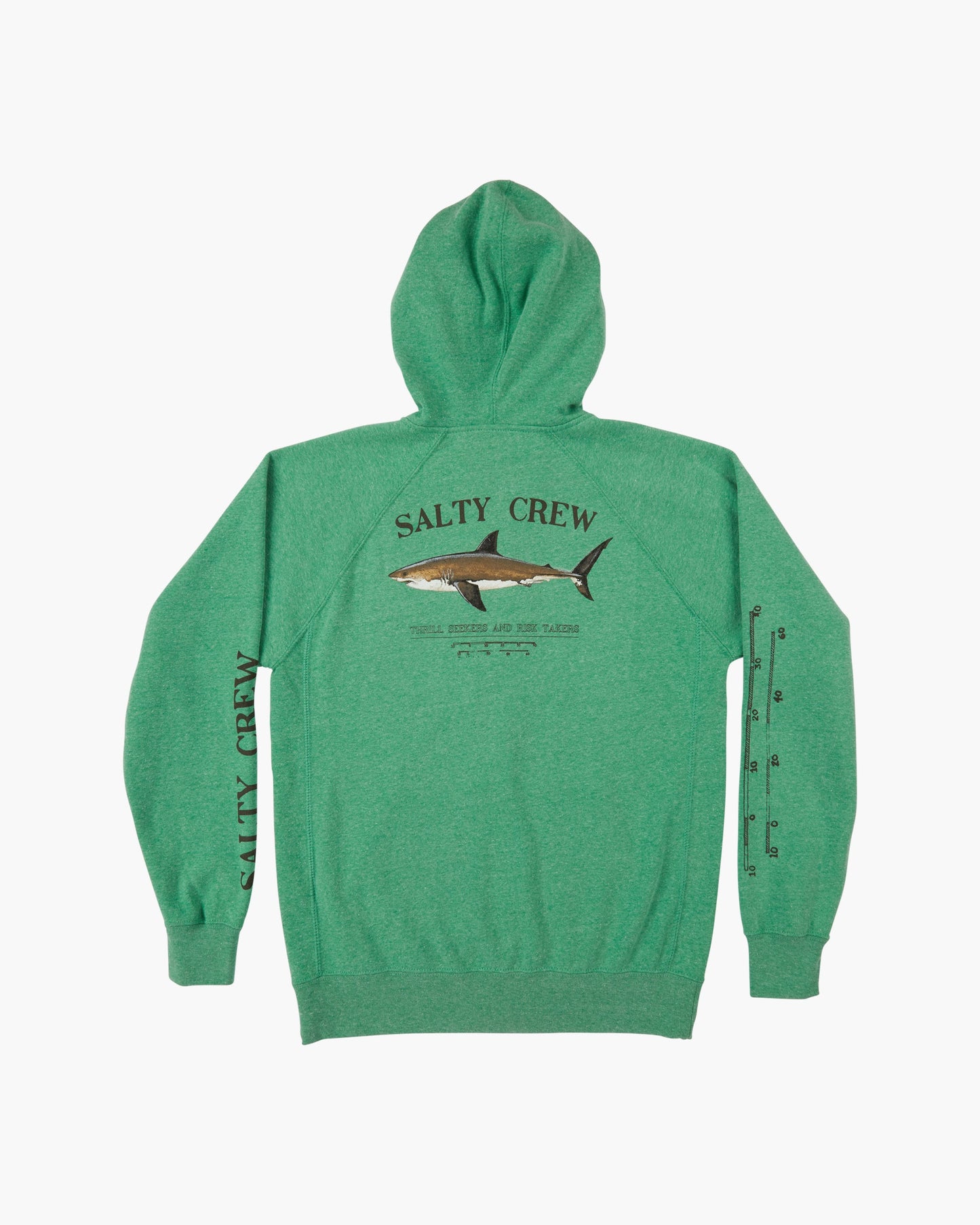 BRUCE ZIP HOODY - Kelly Green