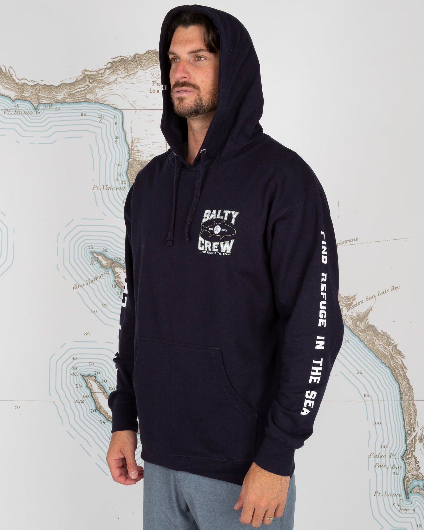 TIGHT LINES FLEECE - Navy