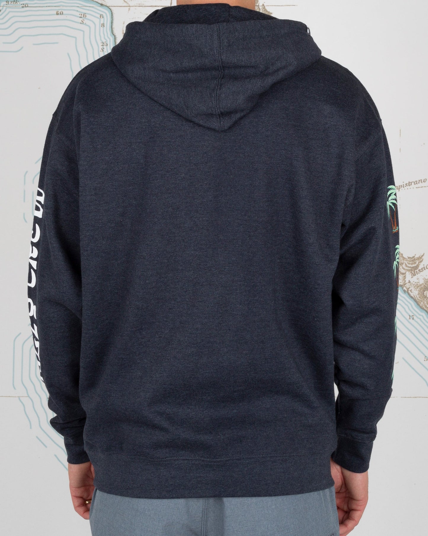 DOS PALMS FLEECE - Navy Heather