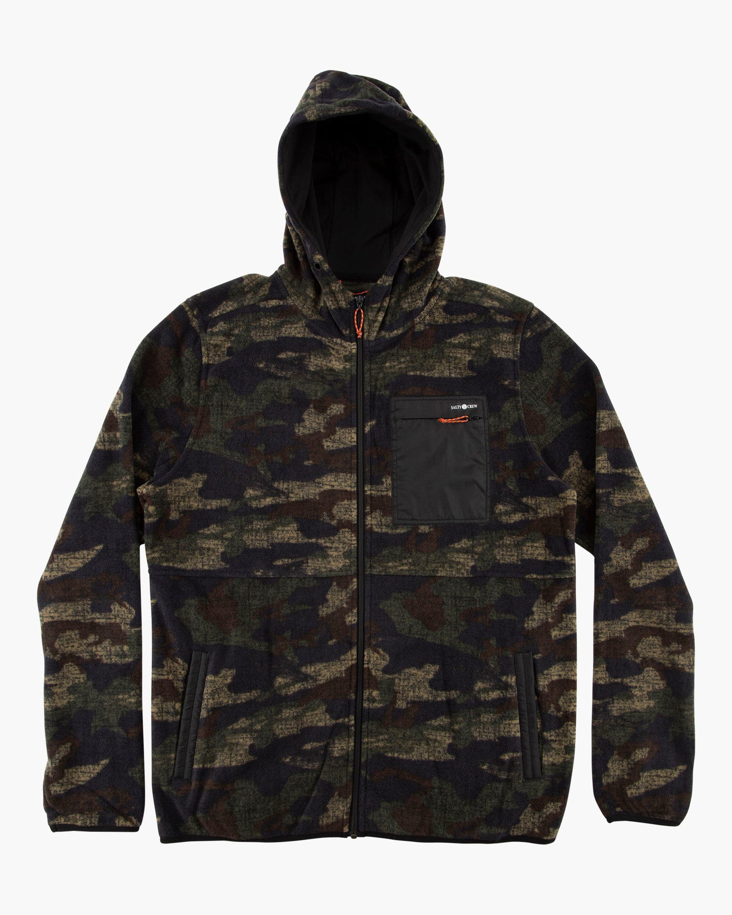 EDGEWATER FULL-ZIP HOODED FL - Camo