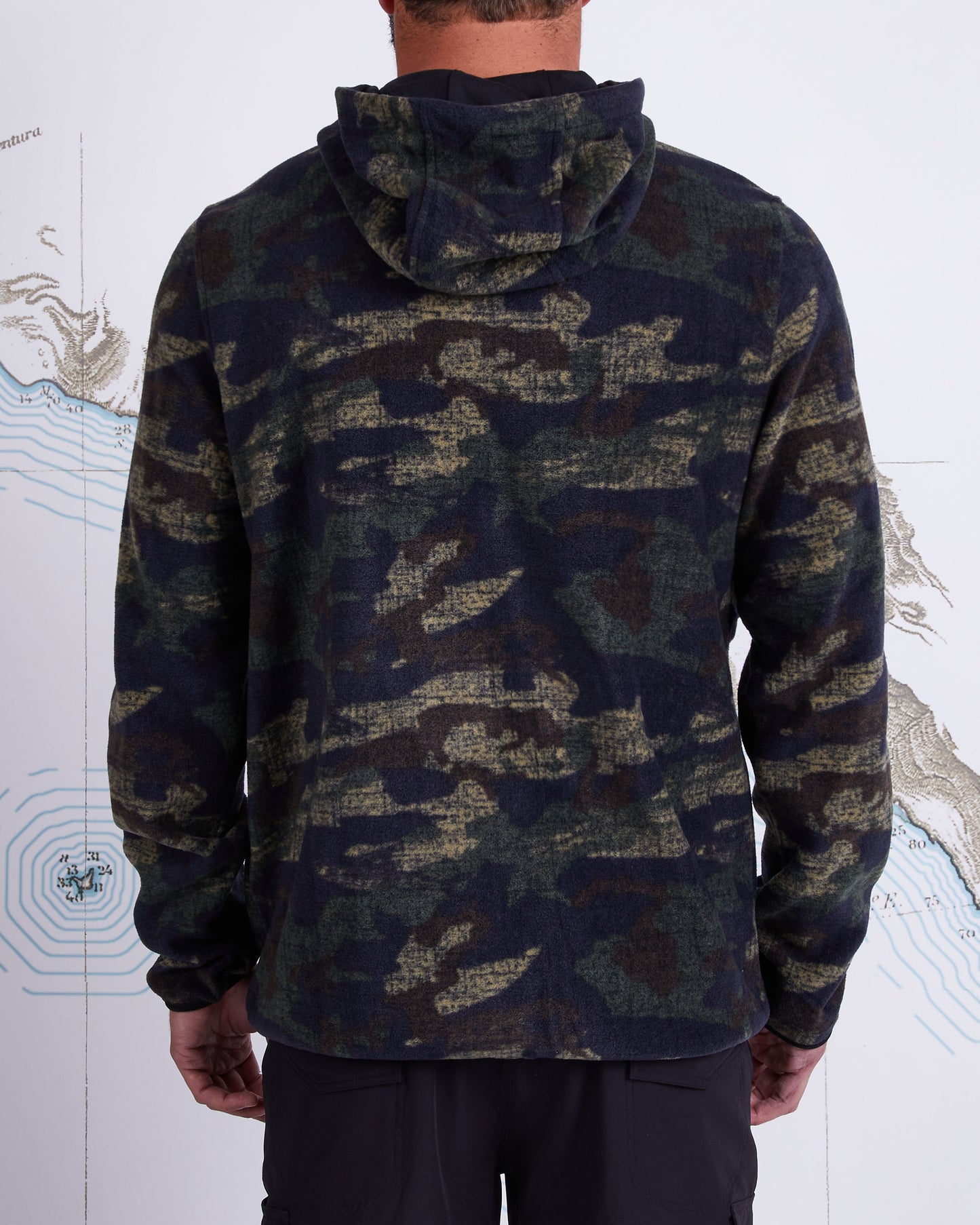 EDGEWATER FULL-ZIP HOODED FL - Camo