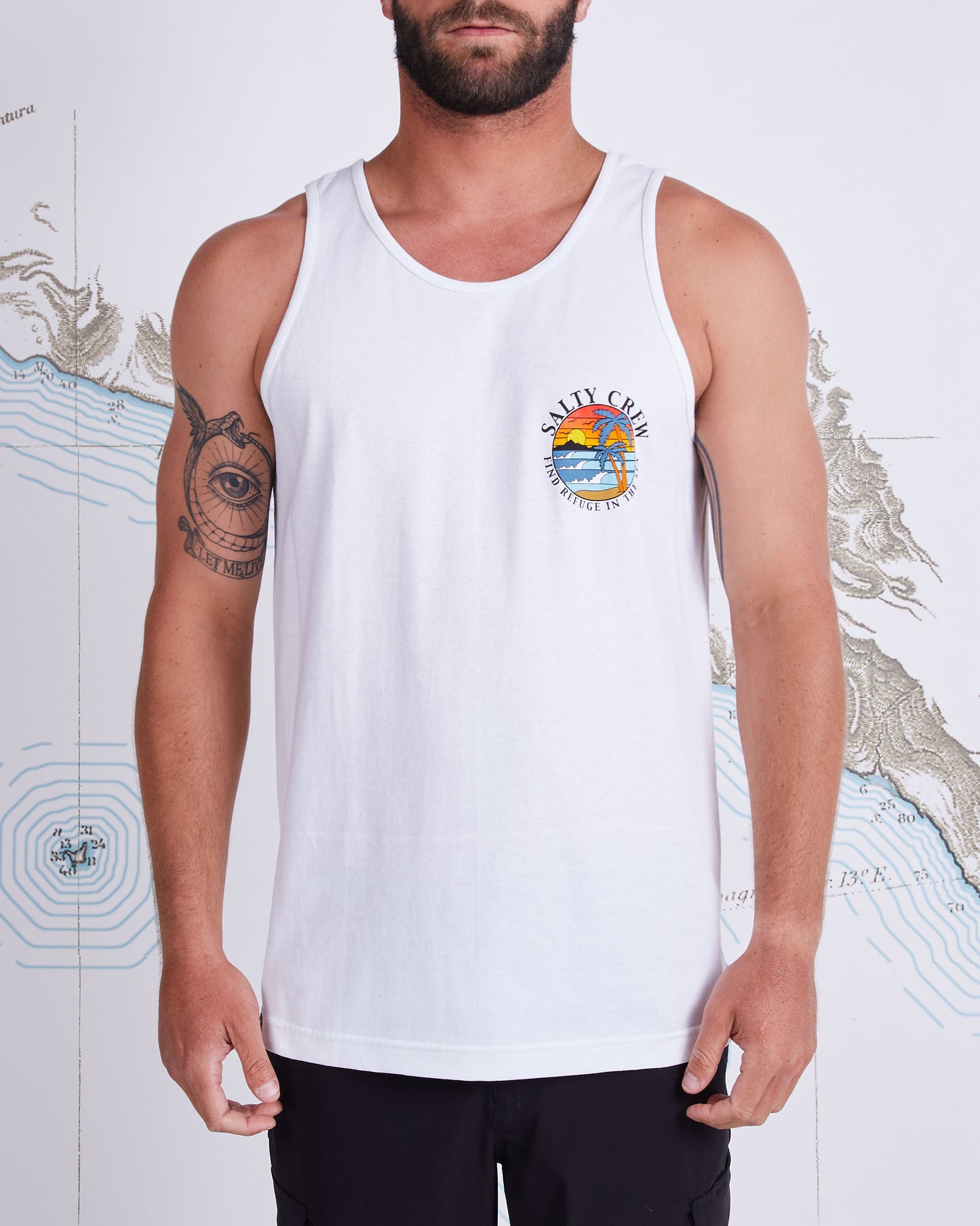 PARADISE TANK - White