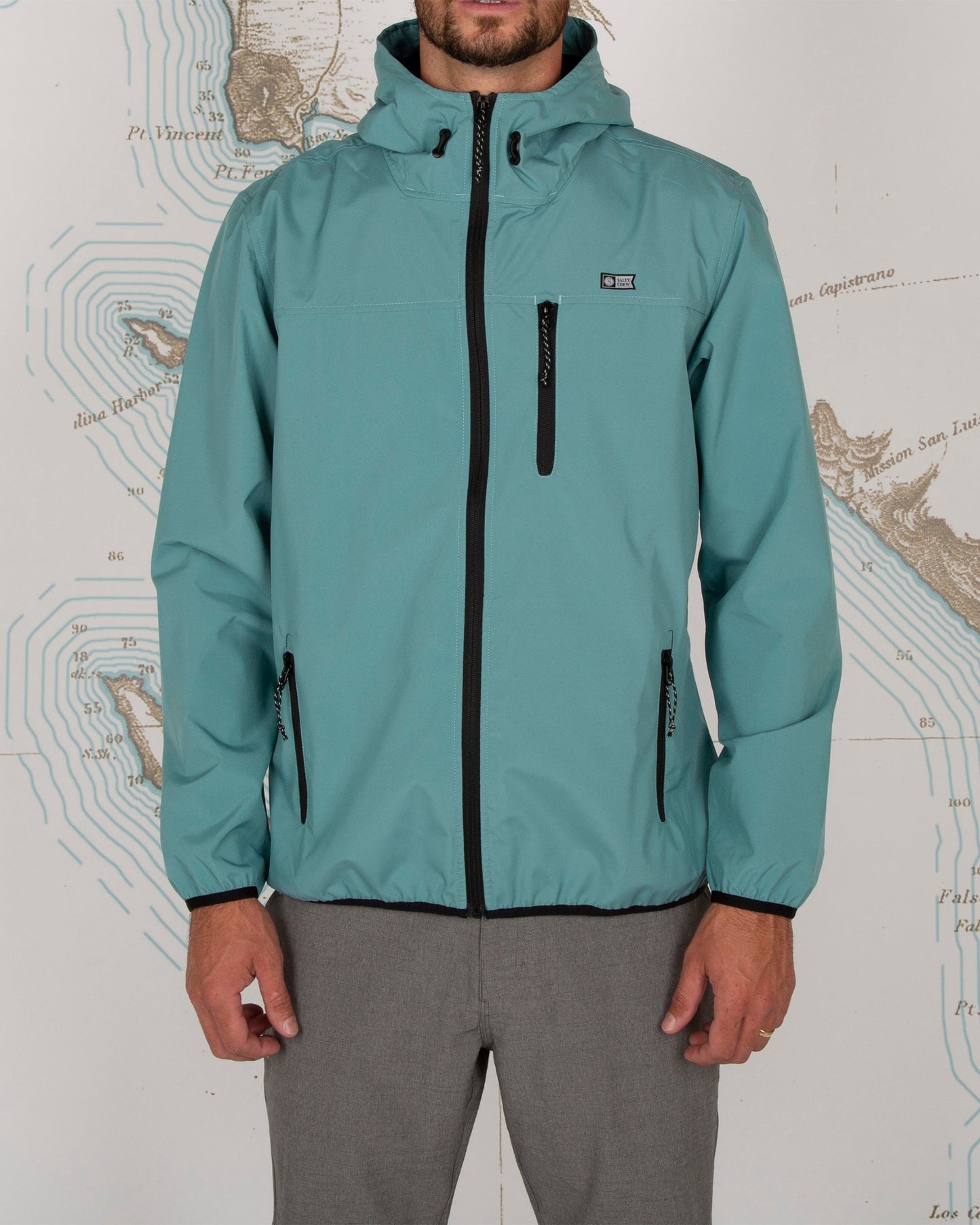 HEADWIND PACKABLE JACKET - Dark Aqua