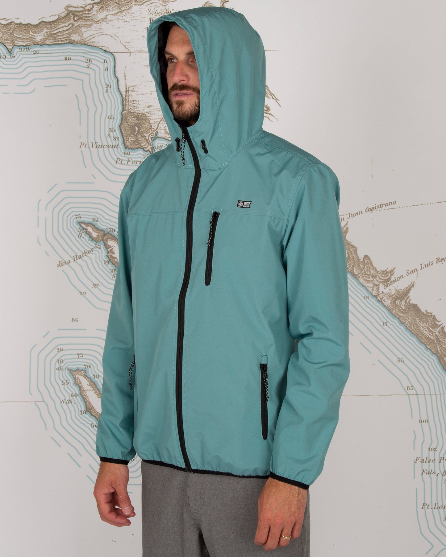 HEADWIND PACKABLE JACKET - Dark Aqua