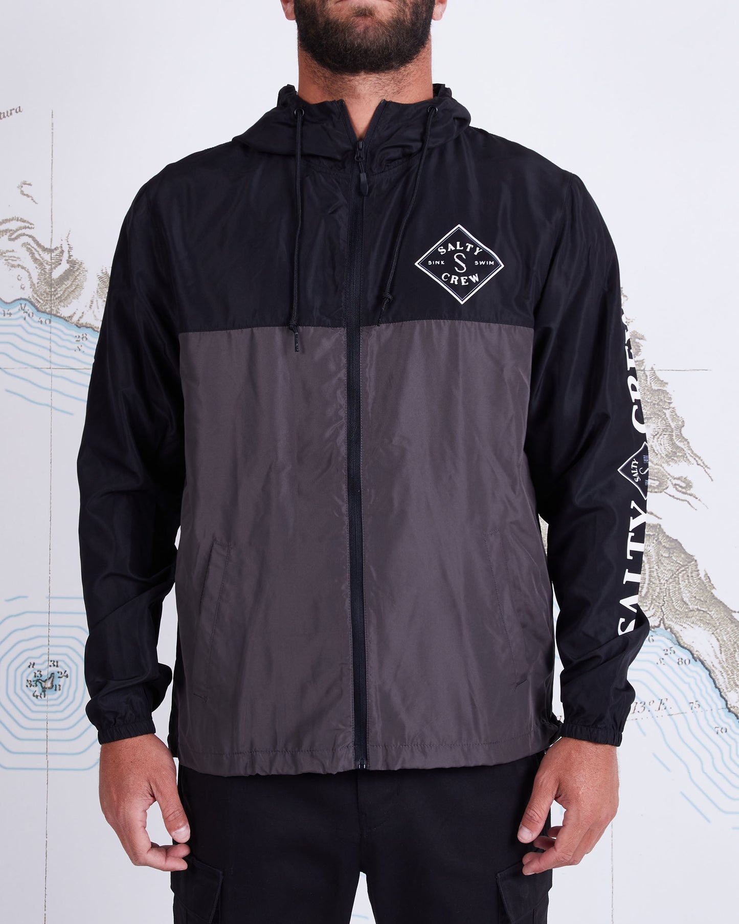 TIPPET WINDBREAKER - Black/Graphite