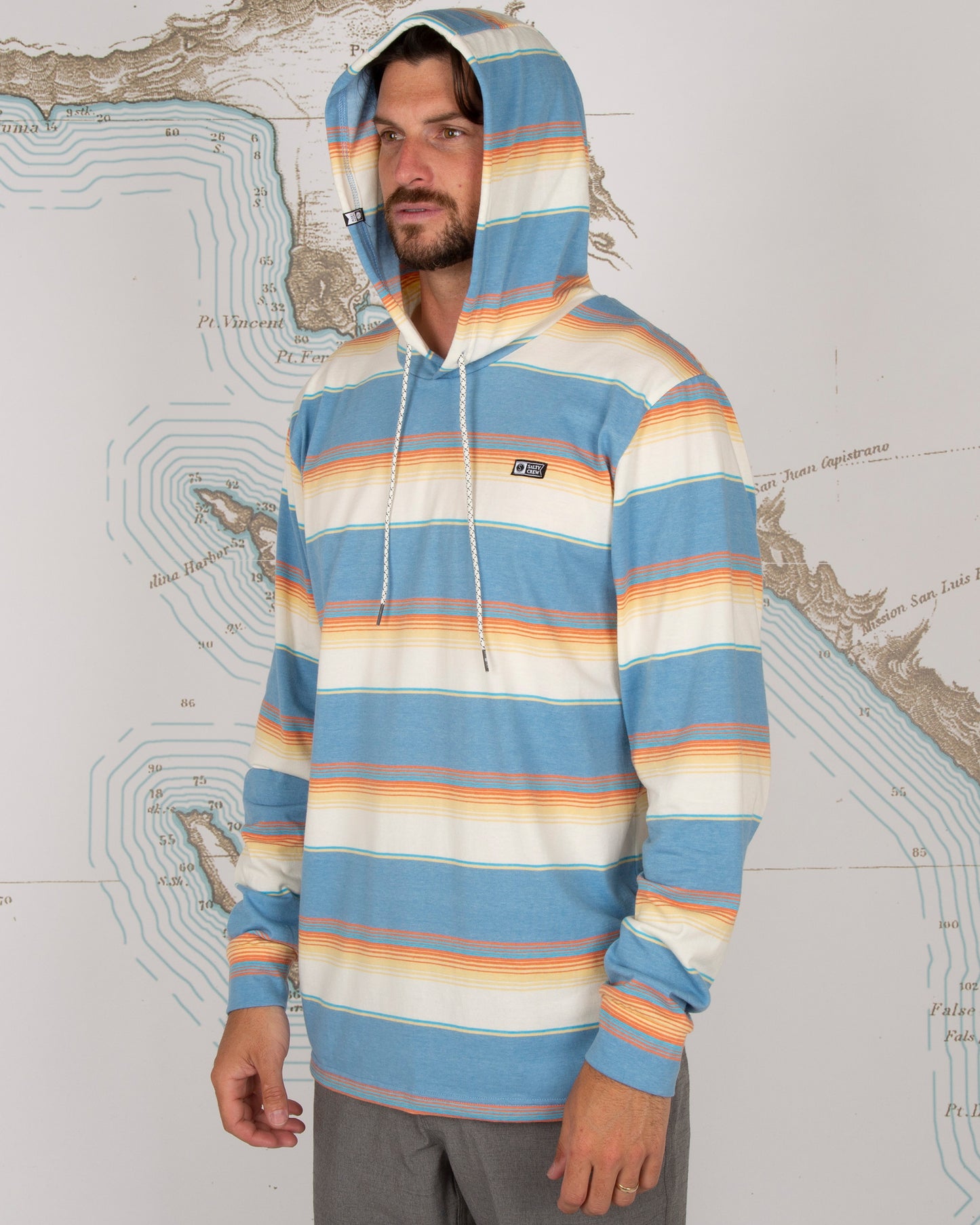 HORIZONS HOOD LS KNIT - Sunrise