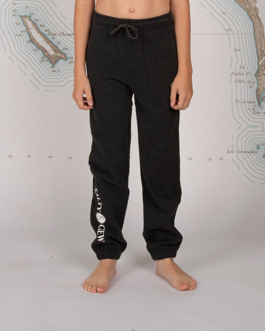 Slow Roll Boys Sweatpant - Black Heather