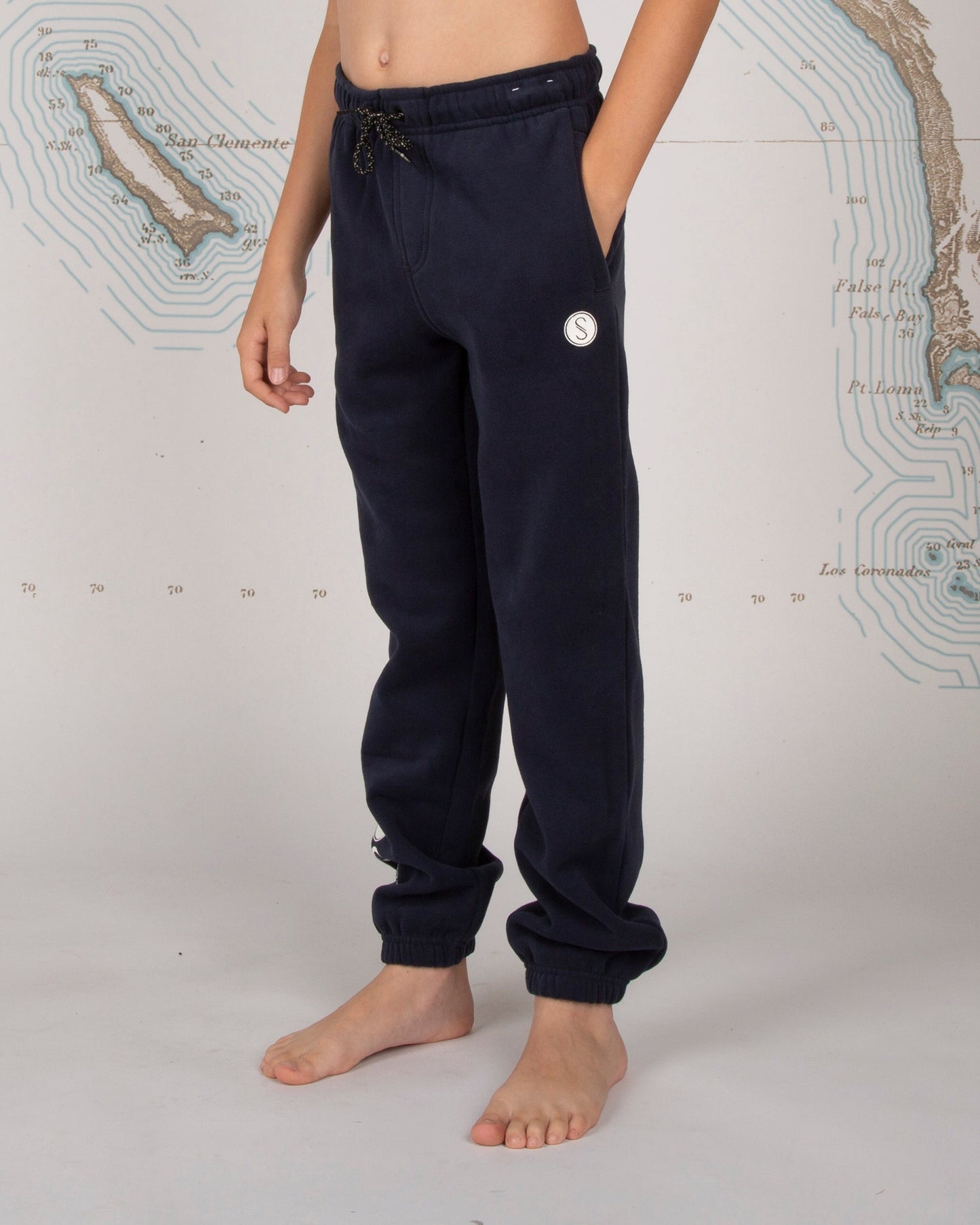 Slow Roll Boys Sweatpant - Navy