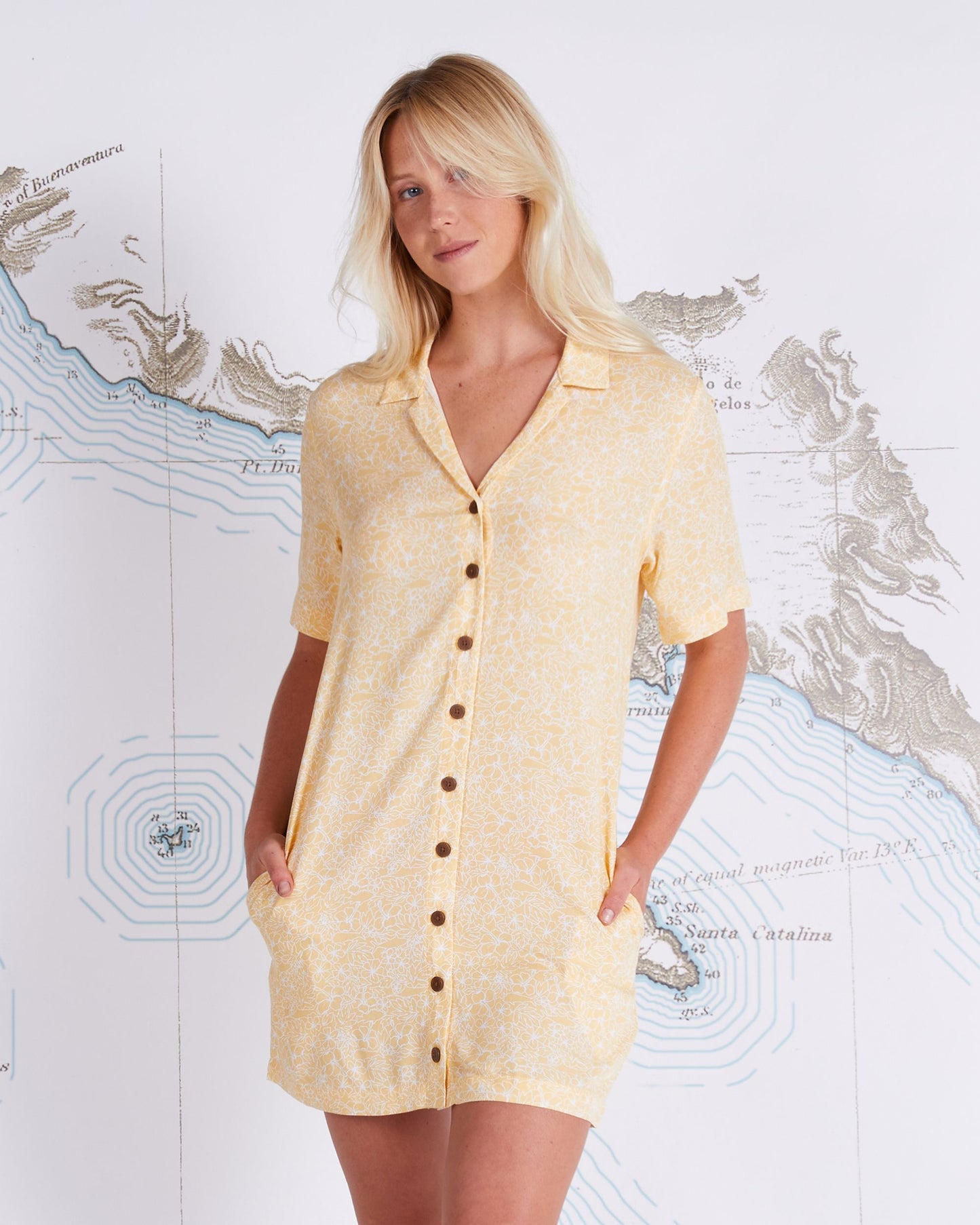 SEAFARER DRESS - Dusty Gold