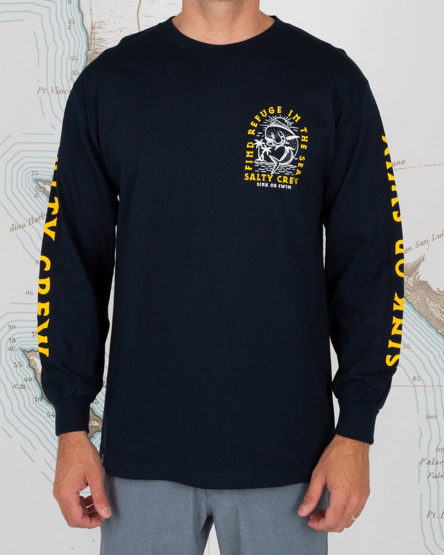 DANCIN DODO PREMIUM L/S TEE - Navy