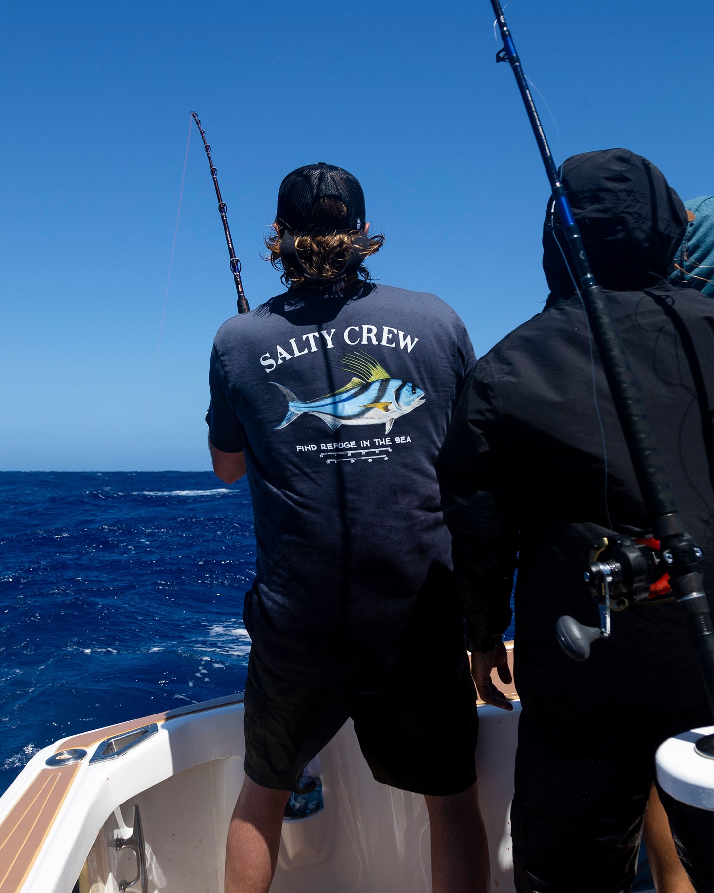 ROOSTER PREMIUM S/S TEE - Harbor Blue