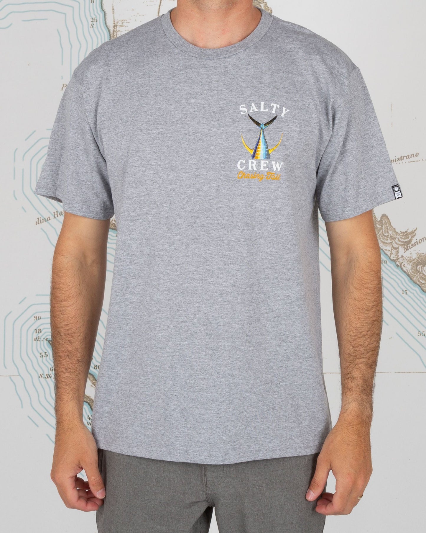 Tailed S/S Tee - Athletic Heather