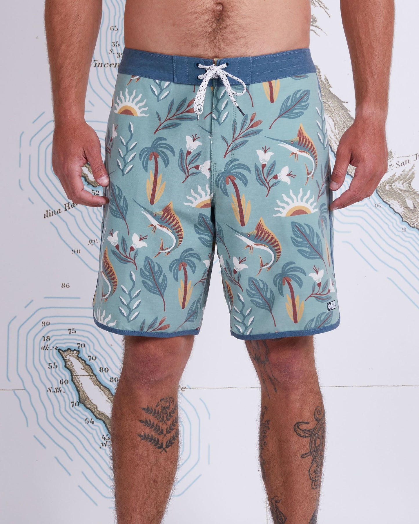 BREAKER BOARDSHORT - Sage