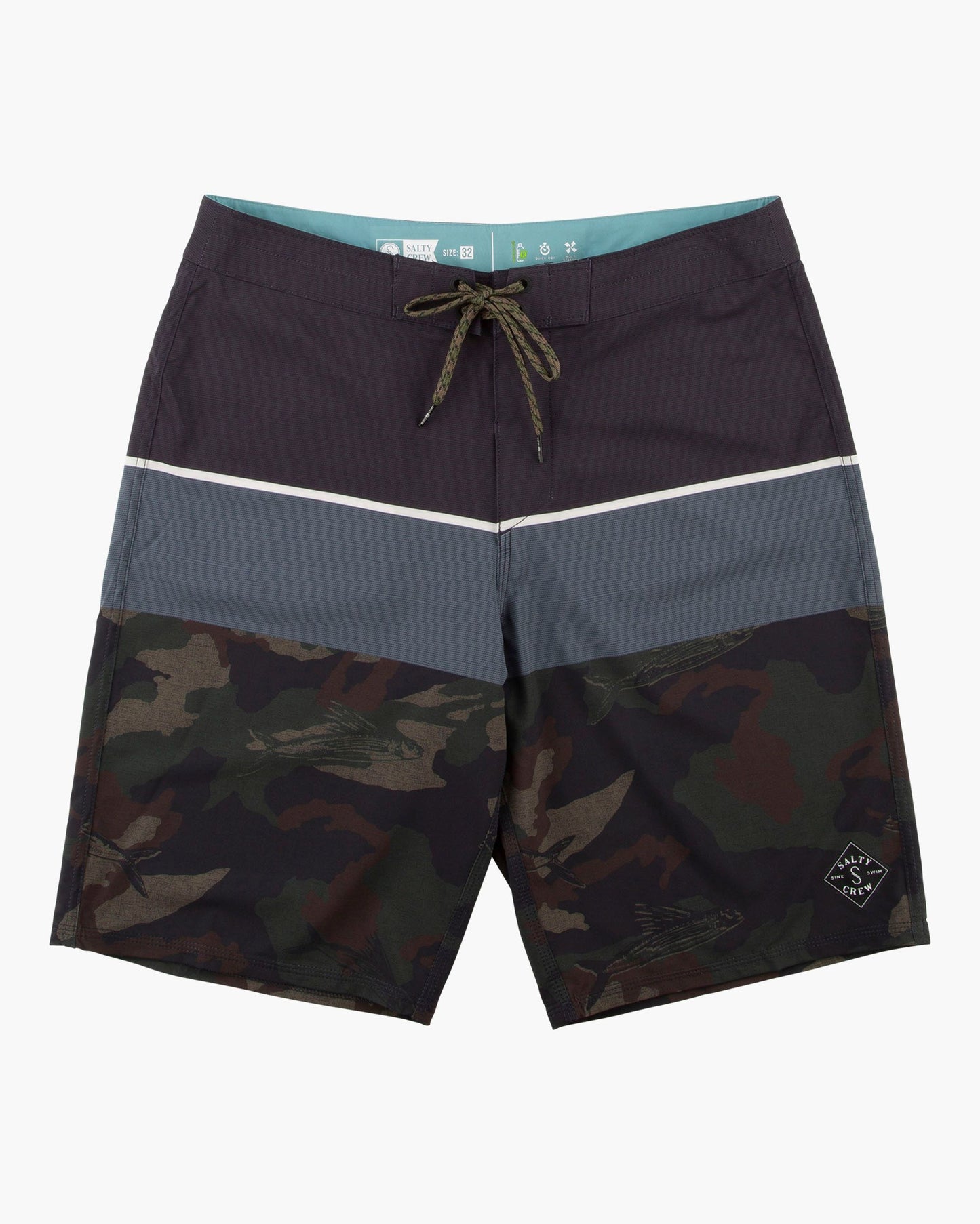 STACKED BOARDSHORT - Camo