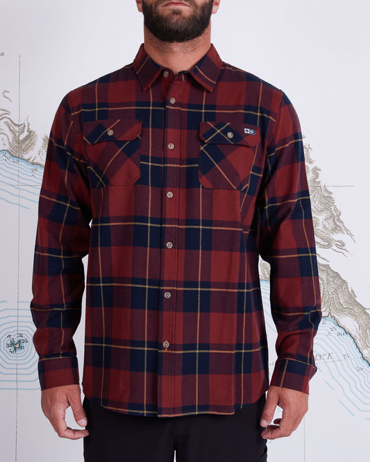 First Light Flannel - Navy