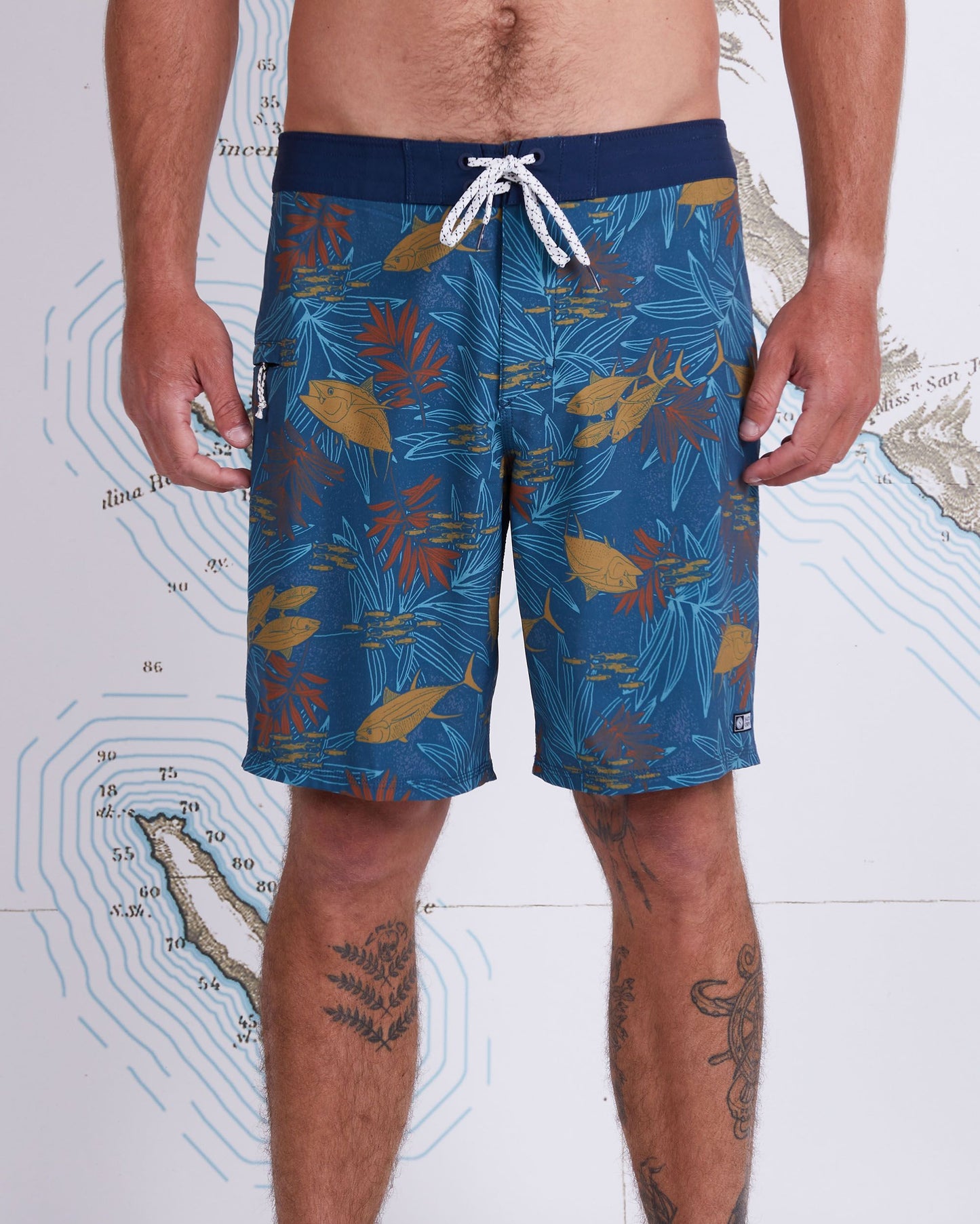 KEEL BOARDSHORT - DARK SLATE