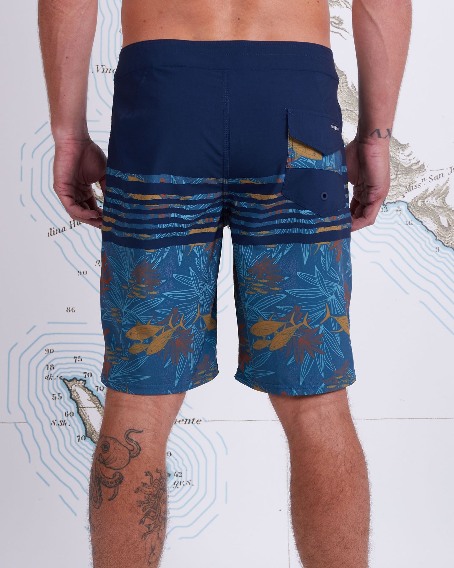 RIPPLE BOARDSHORT - Dark Slate