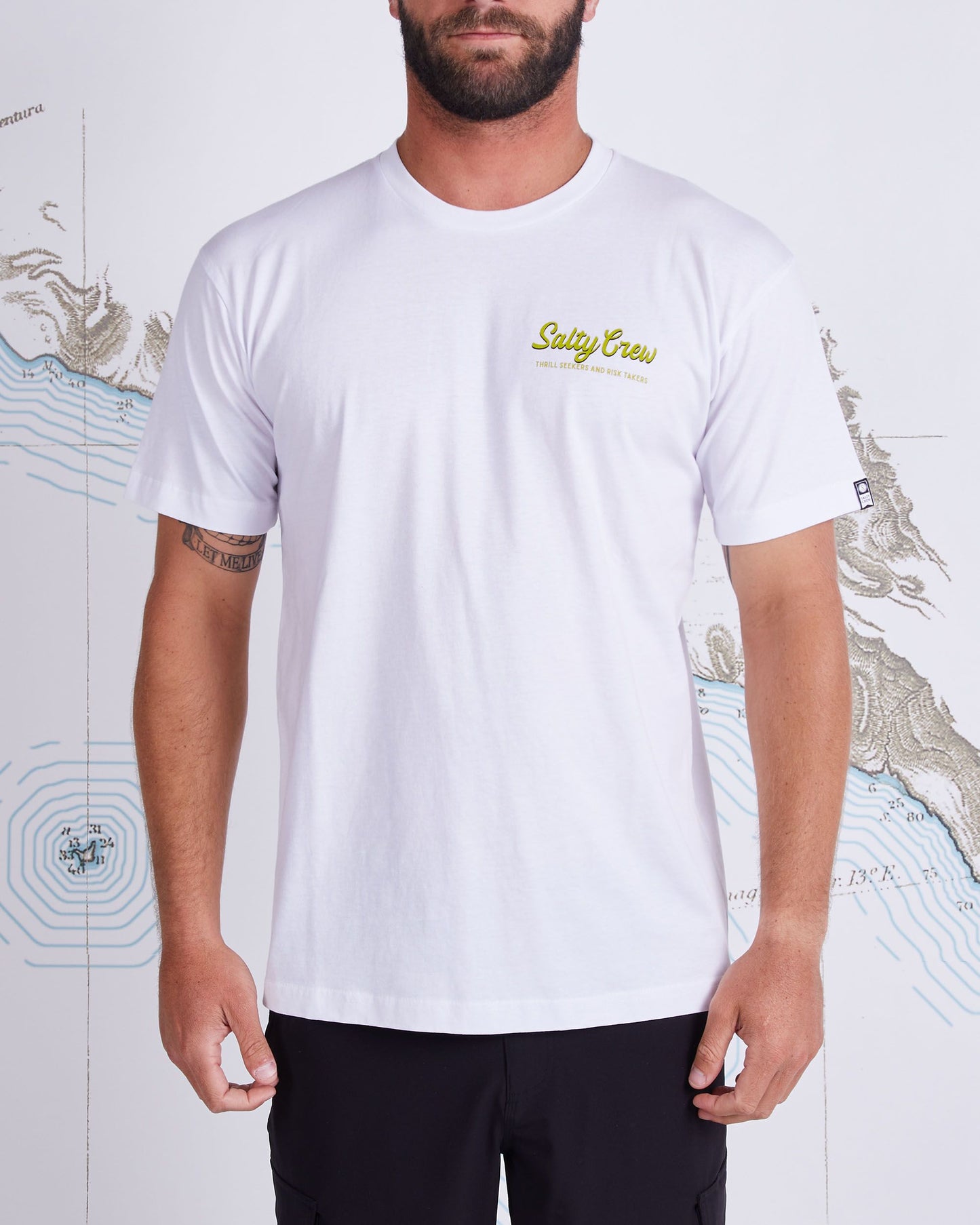 LARGEMOUTH PREMIUM S/S TEE - White